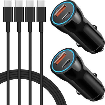 iPhone 17 16 15 Car Charger, [Apple MFi Certified] USB C Car Charger 43W Fast Charging with 3.3 FT Type C to C Cable, USB Car Adapter for iPhone 17/17 Pro/17 Pro Max/Air/16/15