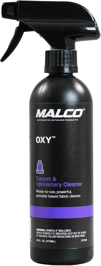 Malco OXY Carpet & Upholstery Cleaner - Stain Remover Spray for Car Interior Fabric/Cleans the Toughest Vehicle Stains/Deep Cleaning Liquid Formula / 1 Gallon (127801)