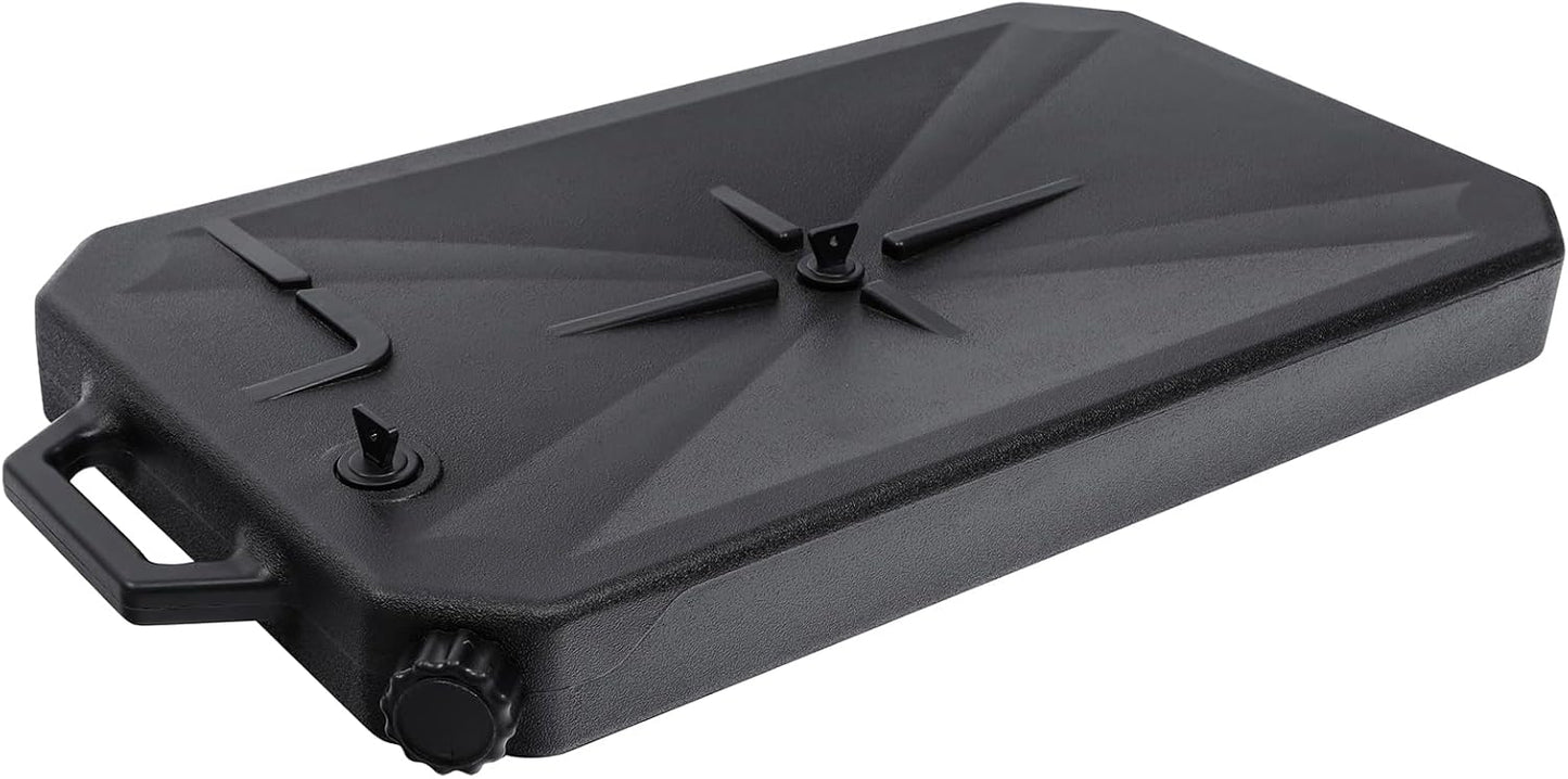 TCT-MOTORPARTS 10 Quart ABS Oil Drain Pan w/Spout Low Profile Fit for Harley Road King Electra Street Road Glide Ultra Limited Dyna Freewheeler CVO Tri Glide Heritage Softail Fat Bob