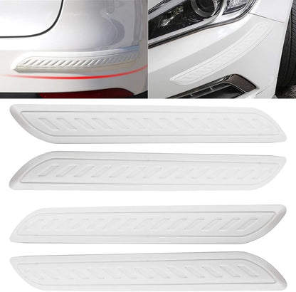 Anti-Collision Patch Car Bumper Guard Strip Anti-Scratch Bumper Protector Trim Universal Rear Bumper Protector Car Door Edge Guards Car Side Door Edge Guards Protector (Black-4Pack)