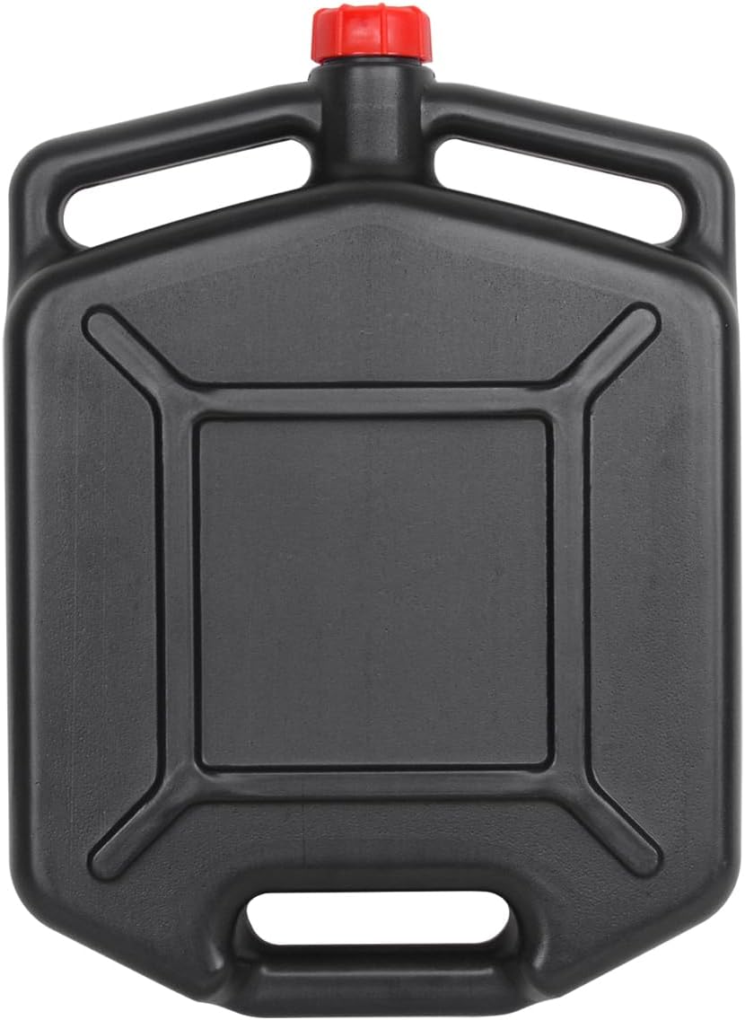MOTO4U Motorcycle Oil Drain Pan Container Oil Change Storage Bottle Low Profile Repair with Spout Vent Plug Lid for ATV Off Road