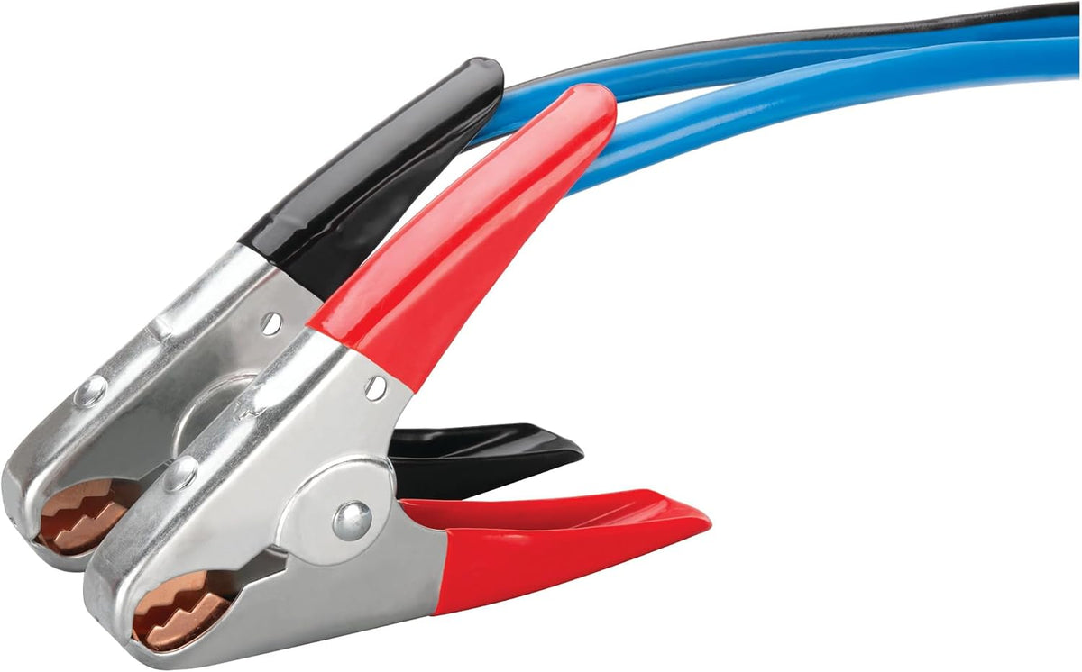 Performance Tool W1675 10ft 4GA Lighted Jumper Cables - Tangle-Free, Heavy Duty Clamps, Suitable for Trucks, SUVs, and Other Large Vehicles