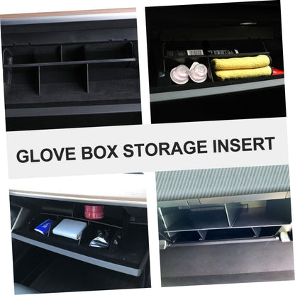 Glove Box Organizer Storage Insert Divider for Car Glove Compartment Divider Easy Installation Durable Console Organizer 13.58X2.75X0.11 Inch