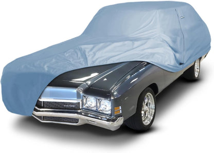 iCarCover Premium Car Cover for 1970-1972 Chevy Monte Carlo Heavy Duty Waterproof All-Weather Automobiles Custom Fit Indoor Outdoor UV Snow Protection Covers with Straps and Bag - Colors A