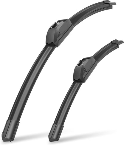 Raidbee® 26"+26" Windshield Wiper Blades Replacement for Ford Fusion 2013 2014 2015 2016 2017 2018 2019 2020 Genuine OEM Quality 2 Pack - Colors B