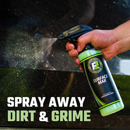 ExoForma Surface Max 16oz Waterless Car Wash & Detail Spray | Instantly Cleans, Shines, and Protects | Advanced Hydrophobic Polymer Formula for Paint, Glass, Chrome & More