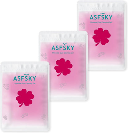 ASFSKY Car Cleaning Gel for Car Detailing Car Cleaning Gel Putty Reusable Keyboard Cleaner Gel Car Putty for Cleaning Dust Universal Cleaning Gel 5 Pack(Green)