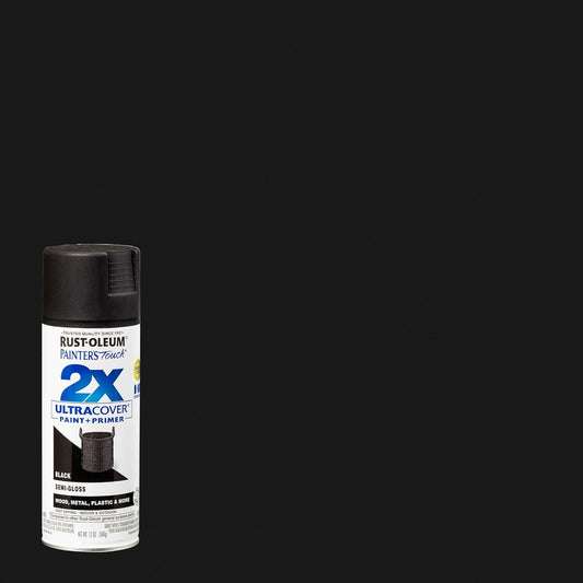 Rust-Oleum 334029 Painter's Touch 2X Ultra Cover Spray Paint, 12 oz, Gloss Clear - Colors C