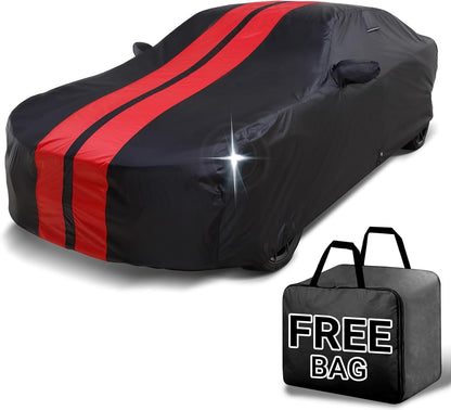 iCarCover Premium Car Cover for 1970-1972 Chevy Monte Carlo Heavy Duty Waterproof All-Weather Automobiles Custom Fit Indoor Outdoor UV Snow Protection Covers with Straps and Bag - Colors C