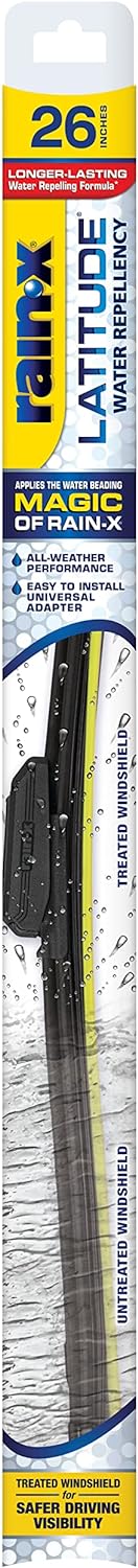 Rain-X 810363 Repellency Water Repellent Wiper Blades, 22" Windshield Wipers (Pack of 2), All Weather Streak-Free for Enhanced Visibility w/Water Repellency Formula [Amazon Exclusive] - Colors A
