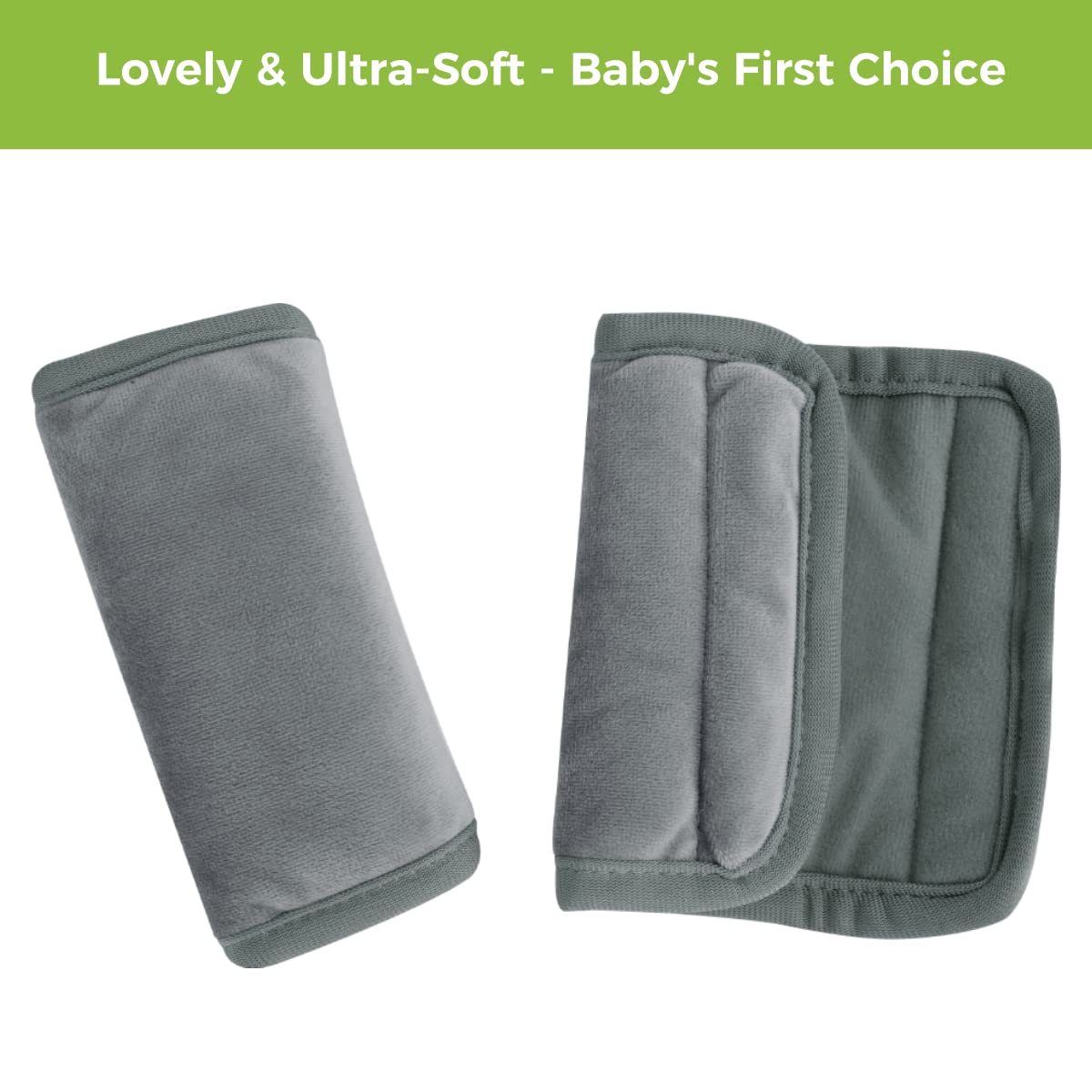 COOLBEBE Car Seat Straps Shoulder Pads for Baby Kids, Super Soft Seat Belt Covers for All Car Seats/Pushchair/Stroller/High Chair