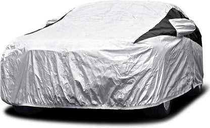 Titan Premium Multi-Layer PEVA Car Cover for Compact SUV 170-187". Waterproof, UV Protection, Anti-Scratch Protective Lining, Driver-Side Zippered Opening. Fits Rav4, Rogue, CR-V and More.