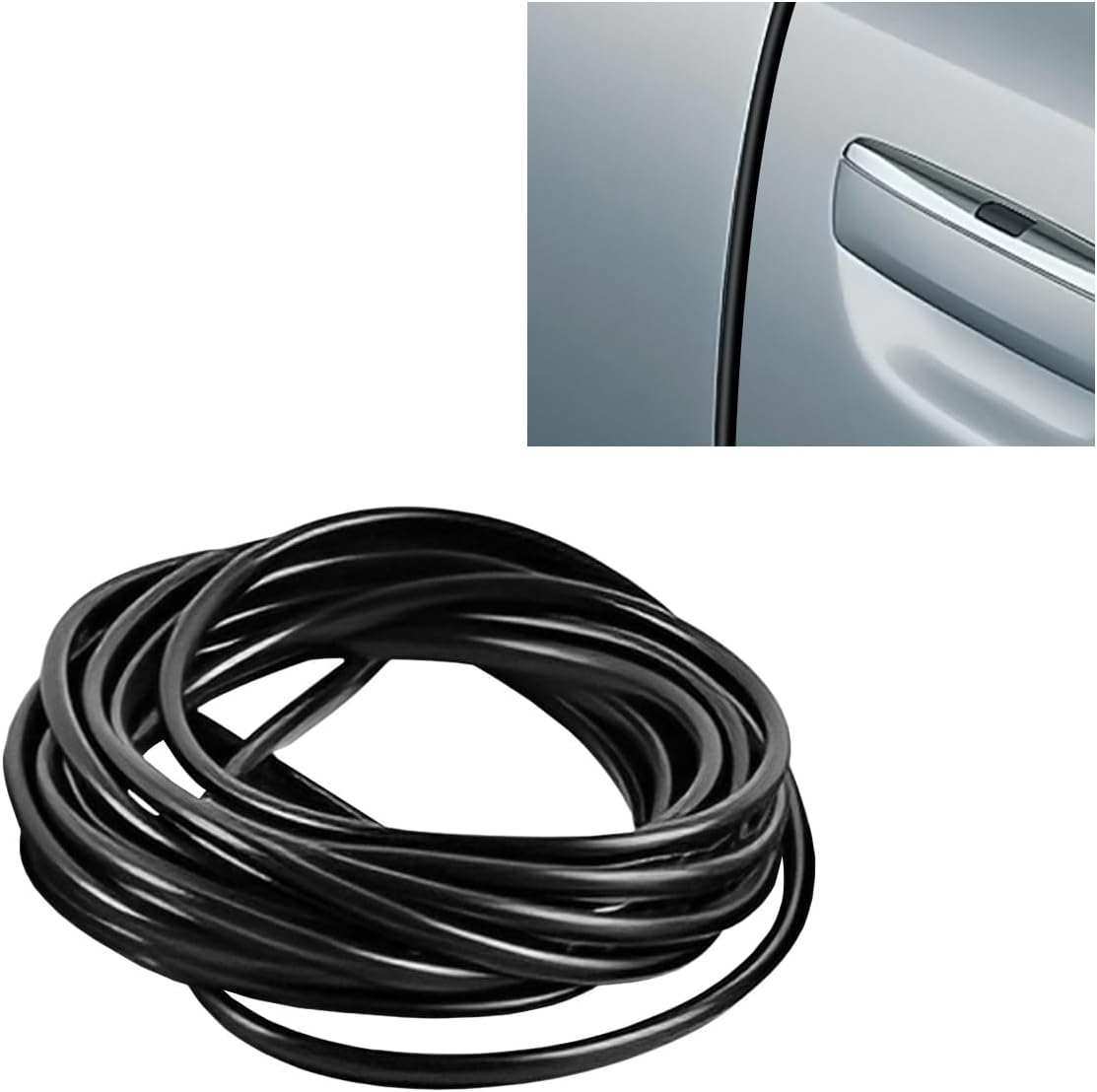 32Ft(10M) Car Door Edge Protector, Anti-Collision Car Door Entry Guard Protective Strip, No Glue Automotive Trim Doors Edge Guard (Clear)