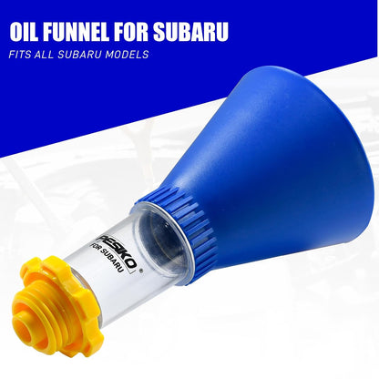 Engine Oil Funnel Spill-Free Hands-Free Compatible with Buick, Cadillac, Chevrolet, and GMC Vehicles for Fast & Easy Oil Change
