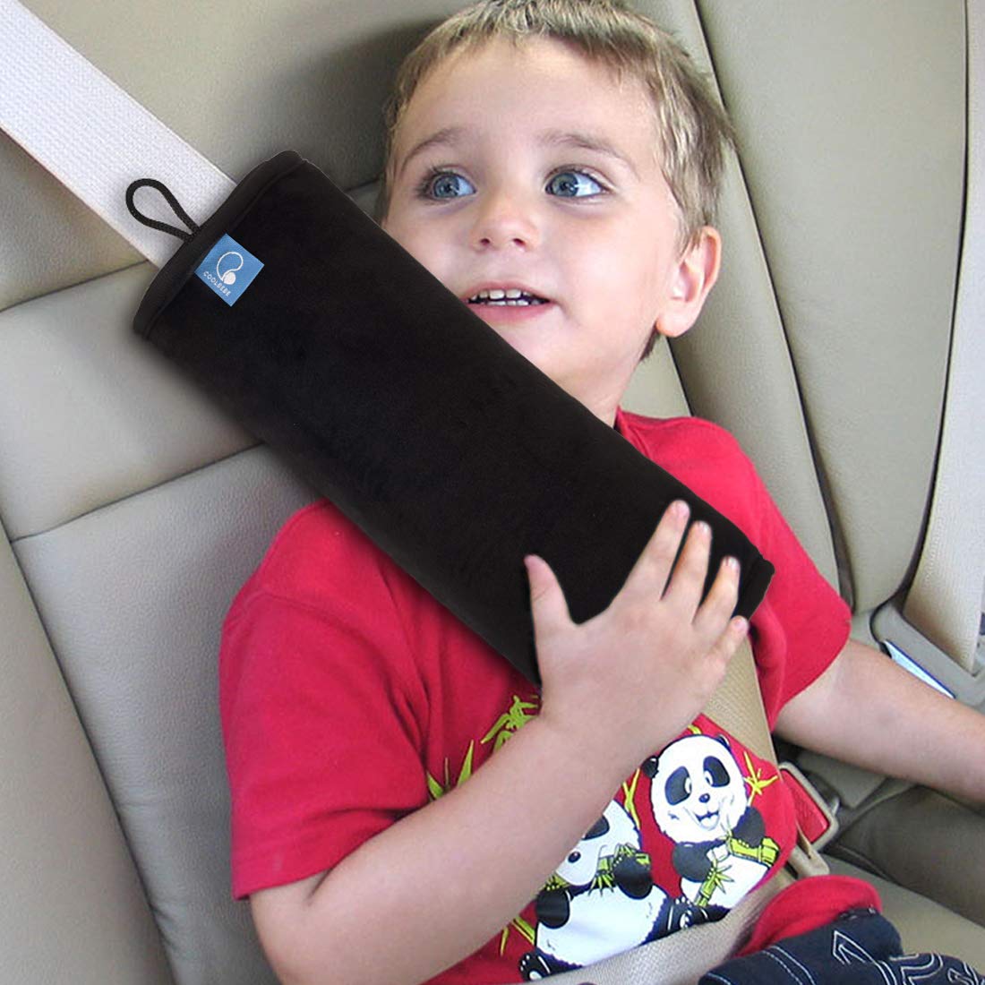 COOLBEBE Car Seat Straps Shoulder Pads for Baby Kids, Super Soft Seat Belt Covers for All Car Seats/Pushchair/Stroller/High Chair