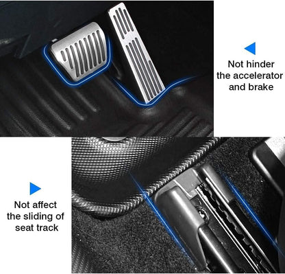 All Weather Rubber Car Floor Mats Compatible with 2013-2017 Honda Accord, Custom Fit Car Mat Full Set with Raised Edge, Odorless, Easy to Install in 5 min, Non-Slip Surface, No Need Trimming