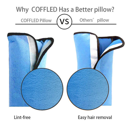Gray Seat Belt Pillow for Kids 2PC, Seatbelt Pillow for Child Travel, Seat Belt Pillow for Toddler Head Protector, Shoulder Pad for Car Safety Seatbelt, Car Sleeping Seat Belt Pillow Support