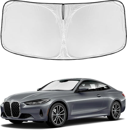 for Toyota Tacoma 2016-2023 2024 2025 2026 Sun Shade Sunshade Windshield Cover - 4 Layers Front Window Shade Custom Fit Tacoma 2Dr 4Dr Pickup Sun Visor 240T Shade Blocks UV Rays Car Accessories - Colors C