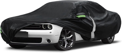 Car Cover Custom Fit for Toyota Corolla 2000-2025, Honda Civic 1991-2025, Waterproof All Weather Full Exterior Cover Rain Sun Protector Car Cover with Door Zipper