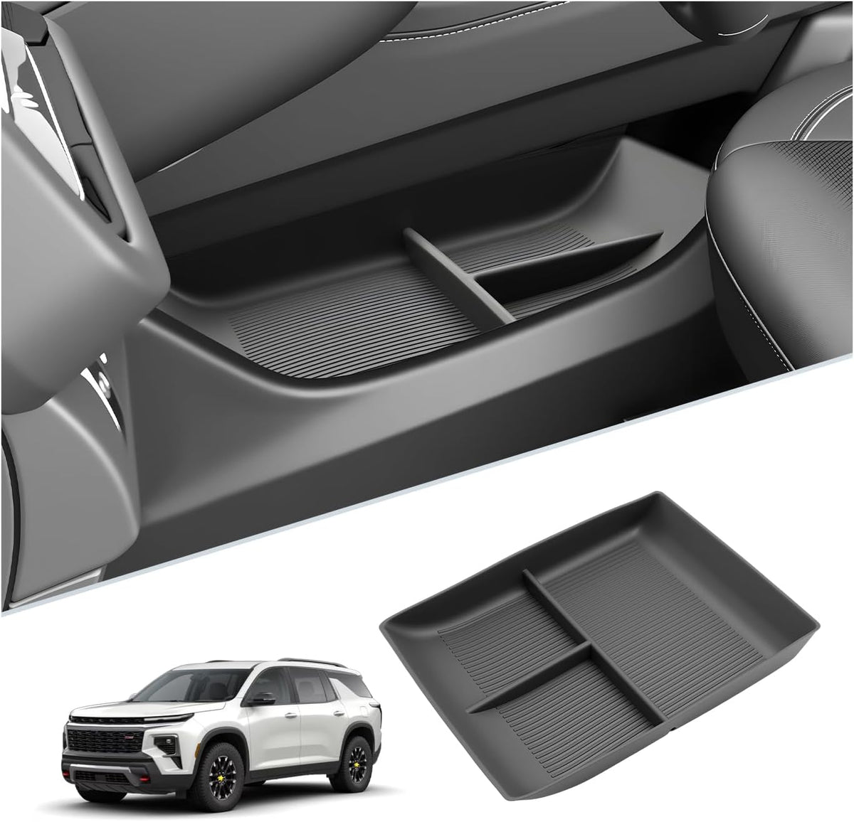 SKTU 2-Pack 2023 2024 2025 2026 Lexu s RX350 Center Console Organizer for 2023-2026 Lexu s RX350/RX450h/RX500h Console Tray 2023 2024 2025 2026 RX350 Accessories with Sunglasses Holder [Double Layers]