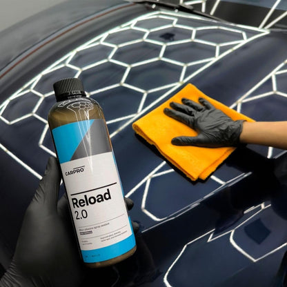 CARPRO Reload 2.0 Spray Sealant, Silica + Siloxane Ceramic Spray for Ceramic Coating, Super Hydrophobic, Self-Cleaning: Improved Gloss, Slickness, Water Spot & Chemical Resistance - 500mL (17oz)