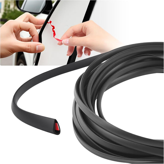 16.4Ft Car Door Edge Guards,Anti-Collision Car Door Protector Edge Guards Strip Avoid Scratche/Dust/Protect Interior,Universal Cars Doors Trim Protector for Doors/Hood/Trunk