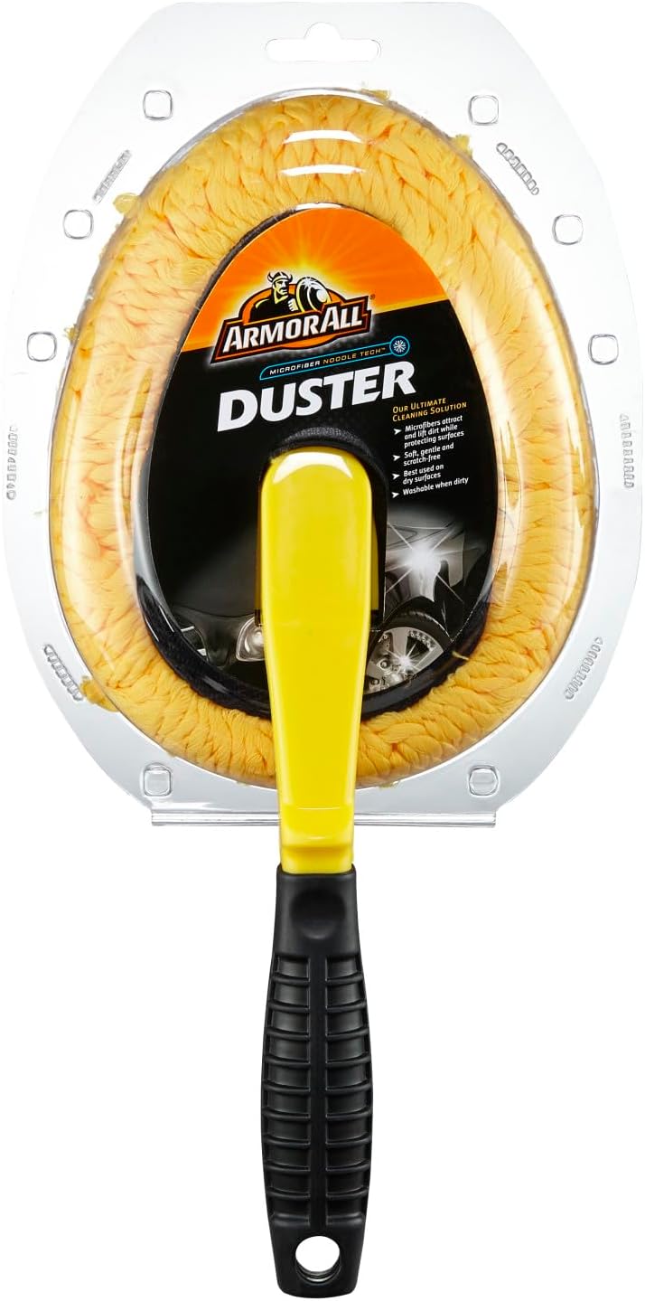 Armor All Car Interior Duster, Scratch-Free Microfiber Car Duster with Handle, , 1 Pack