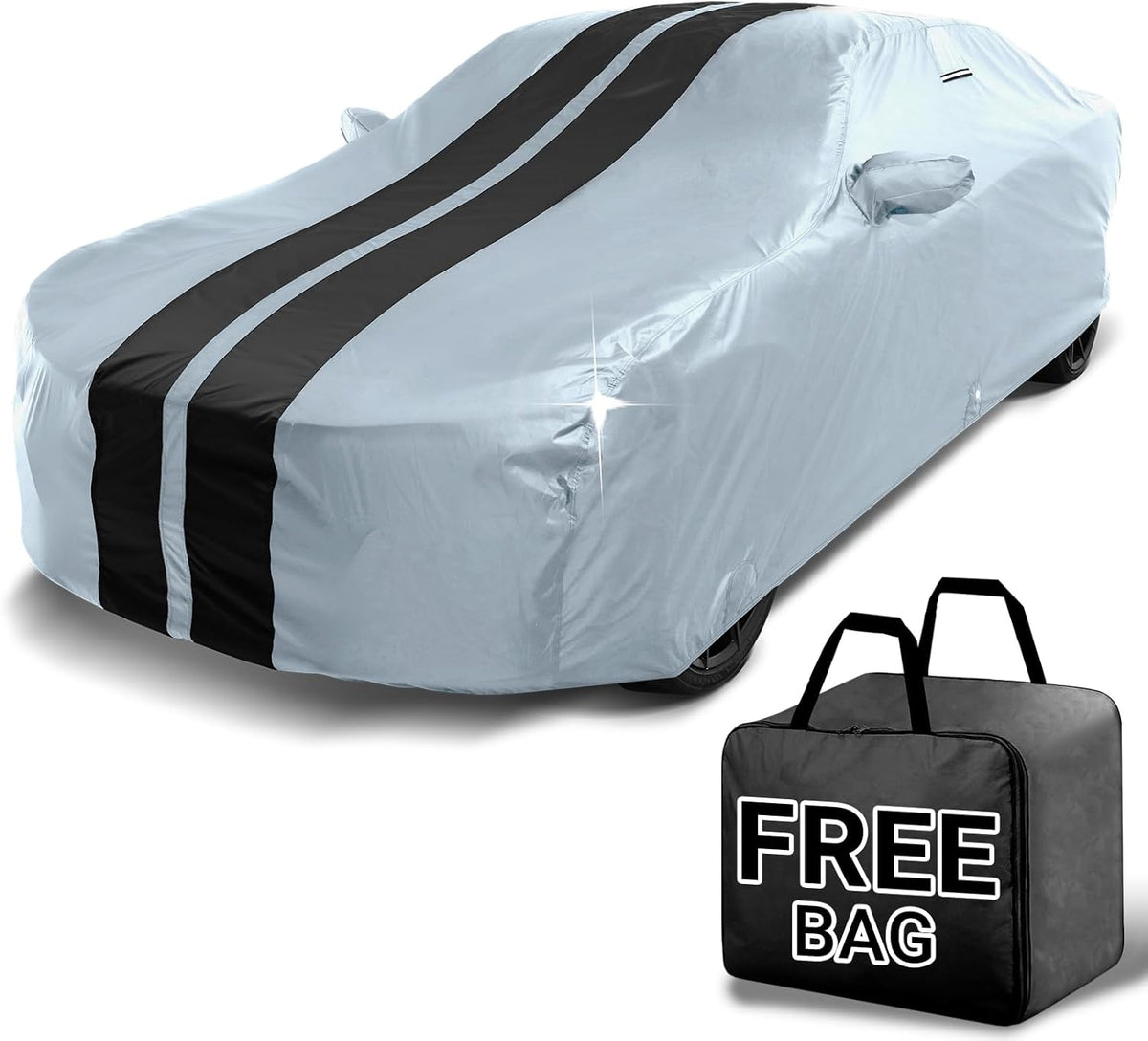 iCarCover Premium Car Cover for 1990-2017 Lexu s LS400, LS430, LS460 Heavy Duty Waterproof All-Weather Automobiles Custom Fit Indoor Outdoor UV Snow Protection Covers with Straps and Bag - Colors A