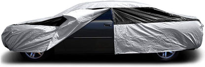 Titan Premium Multi-Layer PEVA Car Cover for Compact SUV 170-187". Waterproof, UV Protection, Anti-Scratch Protective Lining, Driver-Side Zippered Opening. Fits Rav4, Rogue, CR-V and More.