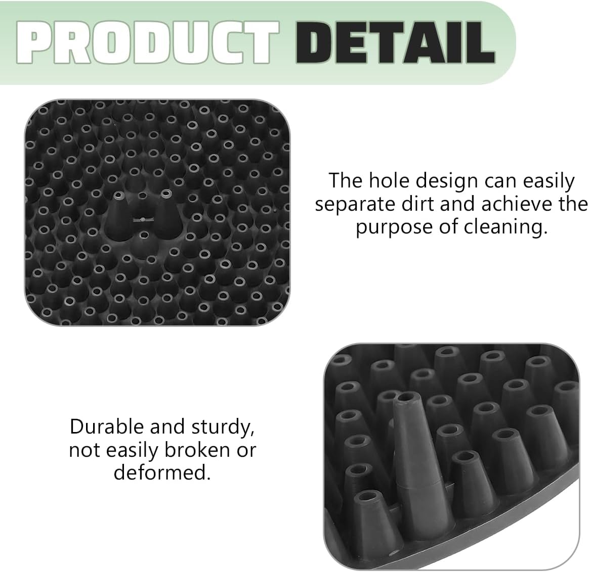 Car Wash Bucket Grit Trap Inserts, Vehicle Detailing Wash Filter for Remove Dust and Dirt, Automotive Cleaning Tool Fits 12 Inch Diameter Bucket, Universal for SUV RV Truck (Black)