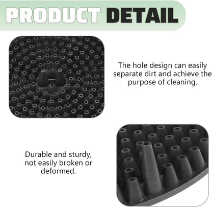 Car Wash Bucket Grit Trap Inserts, Vehicle Detailing Wash Filter for Remove Dust and Dirt, Automotive Cleaning Tool Fits 12 Inch Diameter Bucket, Universal for SUV RV Truck (Black)