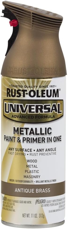 Rust-Oleum 302151 Universal All Surface Clear Topcoat Spray, 11 oz, Dead Flat Clear - Colors A
