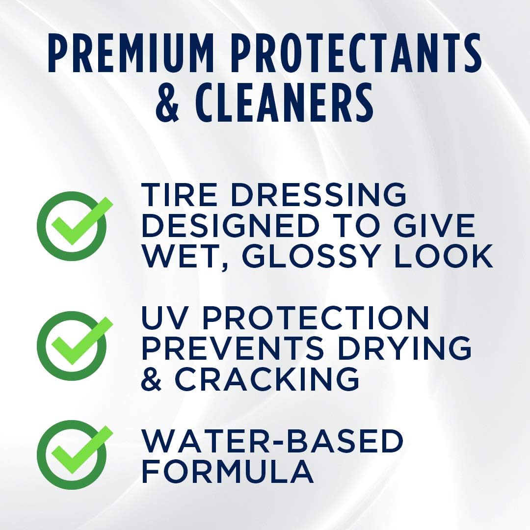 303 Products High Gloss Tire Shine And Protectant - Long Lasting, Water Based Formula - Lasts For Weeks - No Harmful Silicones - Lasts Weeks Not Days, 16 fl. oz. (30395CSR) Packaging May Vary