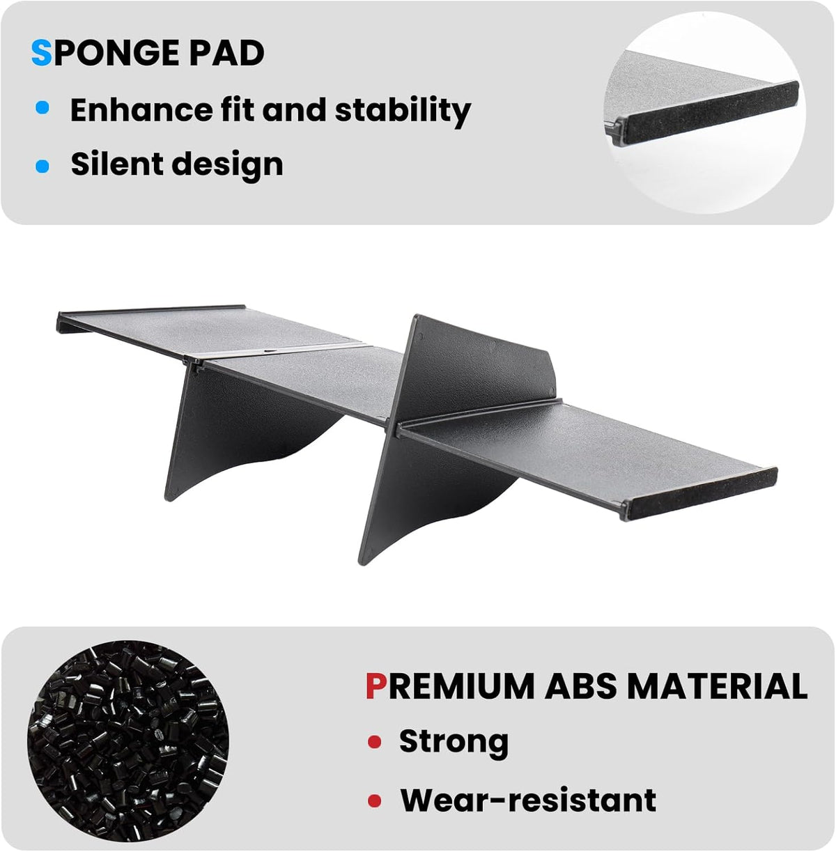 Glove Box Divider Organizer Compatible with 2024 2025 2026 Hyundai Santa Fe Insert Divider Tray ABS Secondary Storage Interior Accessories