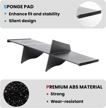 Glove Box Divider Organizer Compatible with 2024 2025 2026 Hyundai Santa Fe Insert Divider Tray ABS Secondary Storage Interior Accessories