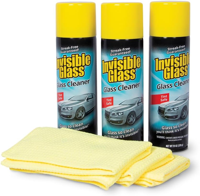 Invisible Glass 91167 Premium Glass Cleaner for Car Windshields and Windows – Automotive and Home Window Cleaner – Streak-Free, Ammonia-Free, Tint-Safe – 5 Gallons