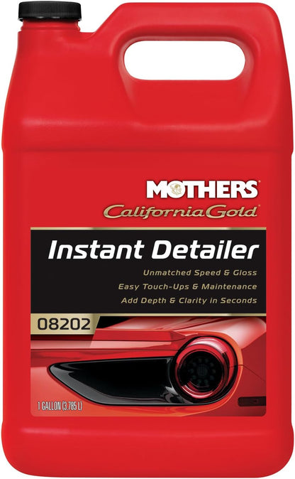 Mothers California Gold Instant Detailer, 16 oz. – Removes Smudges, Dust & Fingerprints, Boosts Gloss & Slickness, Lubrication for Clay Bars, Quick Touch-ups & Maintenance Between Washes (08216)