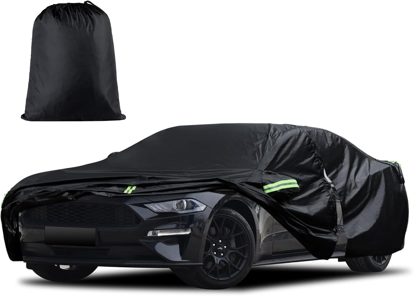 Car Cover Custom Fit for Toyota Corolla 2000-2025, Honda Civic 1991-2025, Waterproof All Weather Full Exterior Cover Rain Sun Protector Car Cover with Door Zipper
