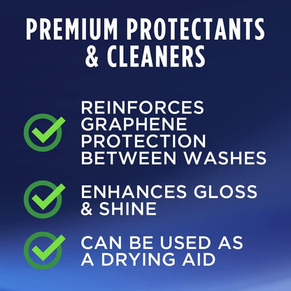 303 Products Graphene Detailer Spray, Quick Detail Spray for Car Exterior – Enhances Gloss & Protection on Paint, Coatings & Wax, Waterless Wash & Drying Aid, 16 oz