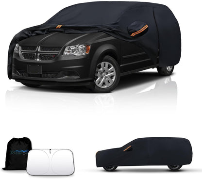 Car Cover Waterproof All-Weather,Outdoor Full Exterior Automobiles Sedan/Coupe (Length 186-193 inch) with Windshield Sun Shade Universal Fit Toyota Camry, Tesla Model 3, Accord etc