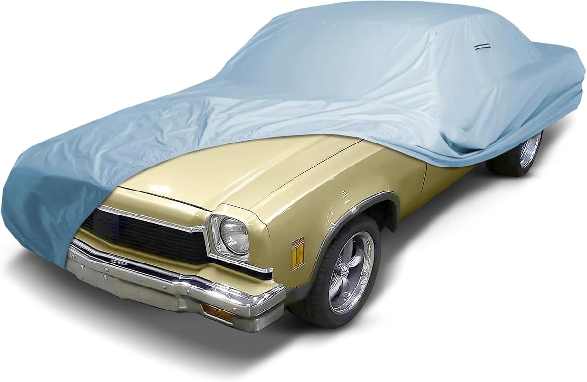 iCarCover Premium Car Cover for 1970-1972 Chevy Monte Carlo Heavy Duty Waterproof All-Weather Automobiles Custom Fit Indoor Outdoor UV Snow Protection Covers with Straps and Bag - Colors A