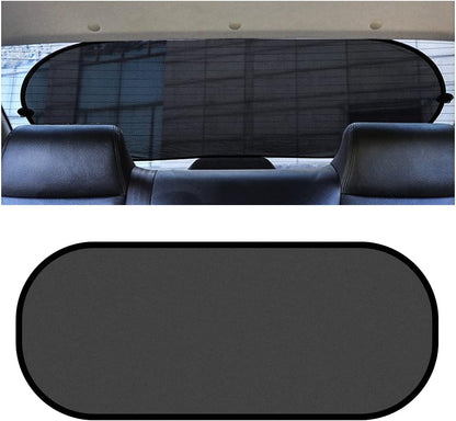 2 Pack Universal Car Window Shade, Cling Sunshade - Sun, Glare and UV Rays Protection for Your Child - Baby Side Window Car Sun Shades, Blocks Over 98% of Harmful UV Rays (Large)