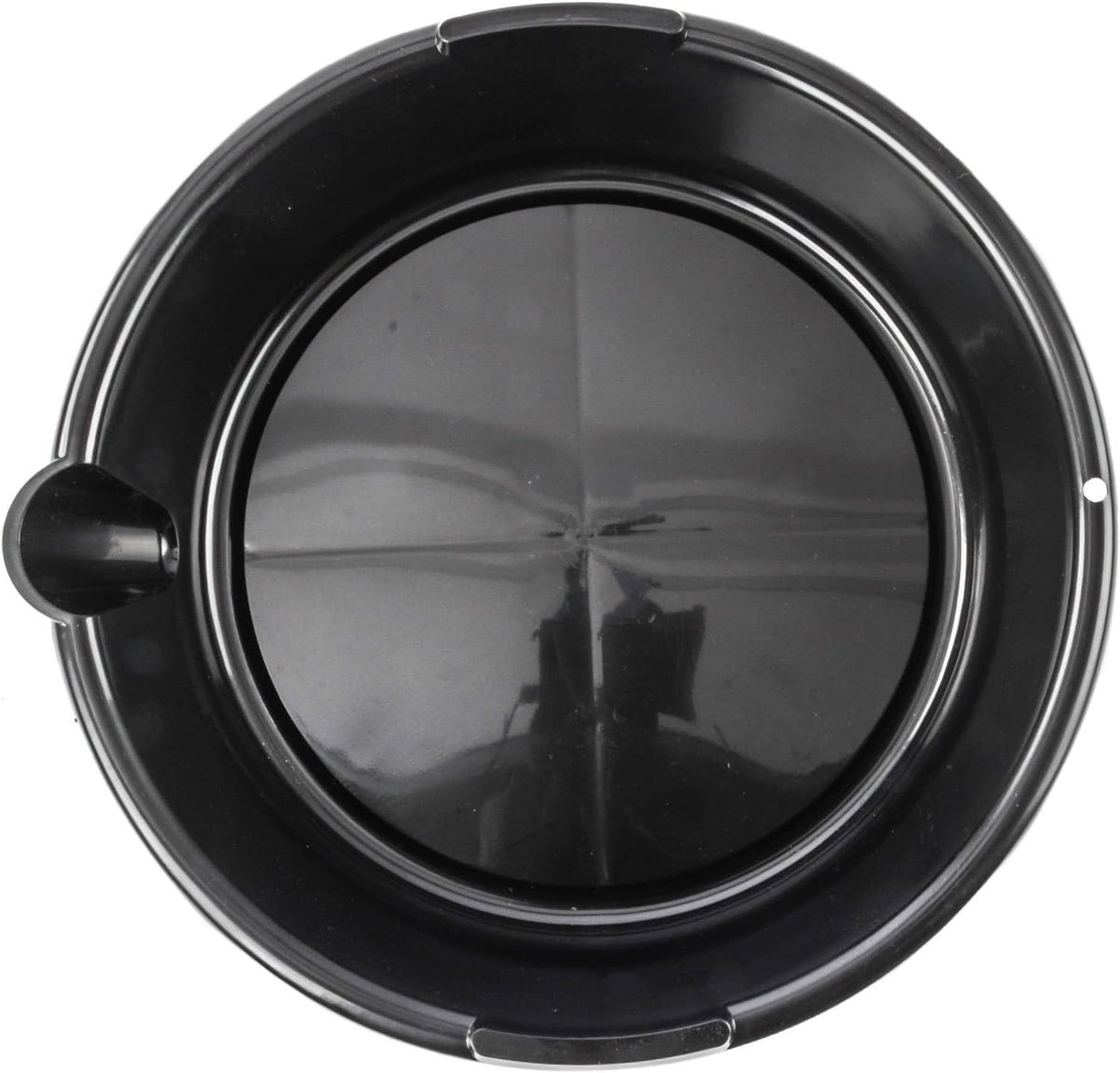 JEGS Drain Pan | 7 Quart Capacity | 13.5in.x 11in.x 4in.| Black | Plastic | For Oil, Transmission & Differential Fluid, And Coolant Collection As Well As Other Uses