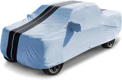iCarCover 15-Layer Car Cover Waterproof All Weather | Premium Quality Car Covers for Automobiles, UV Protection, El Camino, Impala, Bel Air, Monte Carlo, Galaxie, Charger, Size C21 (See Size Chart) - Colors A