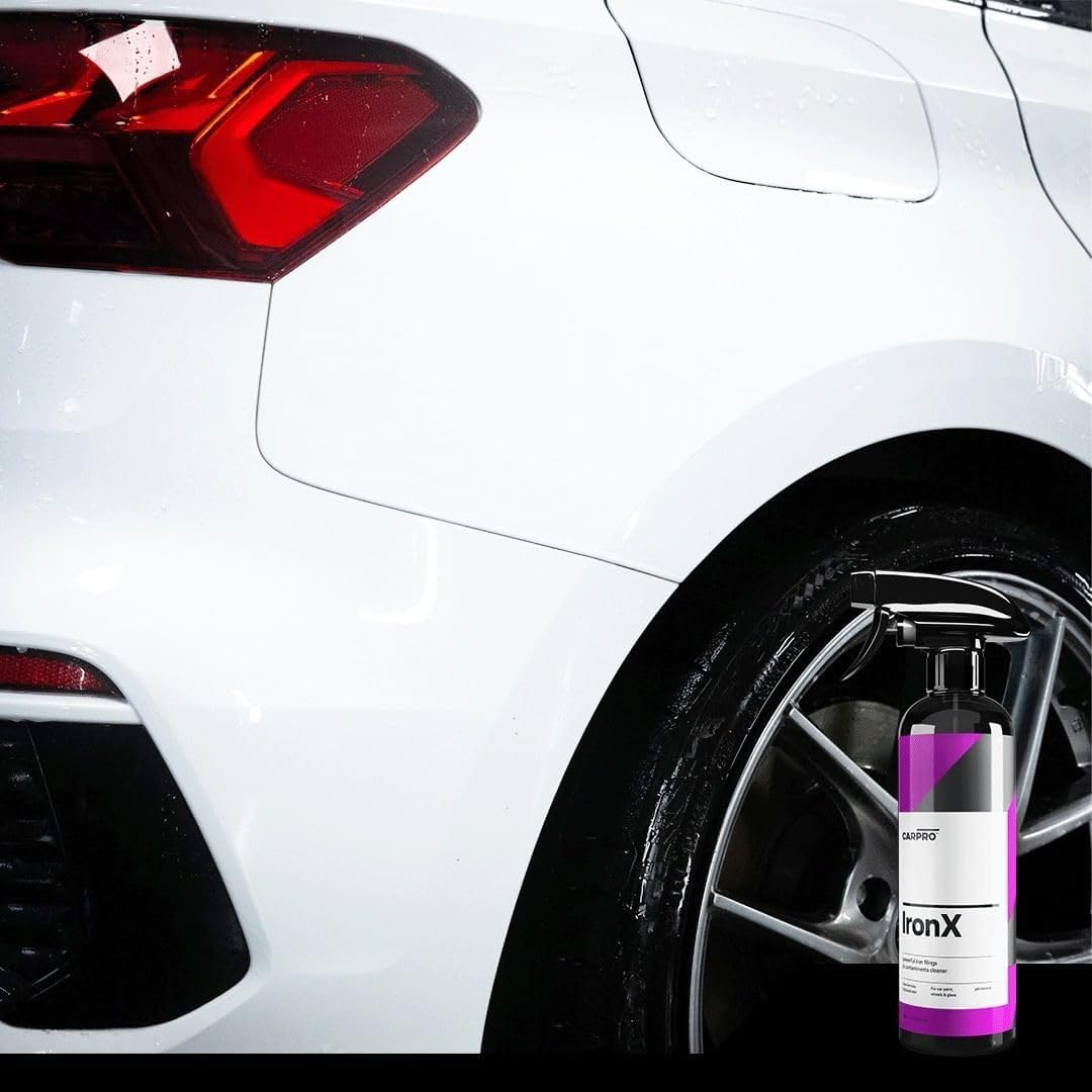 CARPRO IronX Iron Remover: Stops Rust Spots and Pre-Mature Failure of the Paint Clear Coat, Iron Contaminant Removal - 4 Liter Refill (135oz)