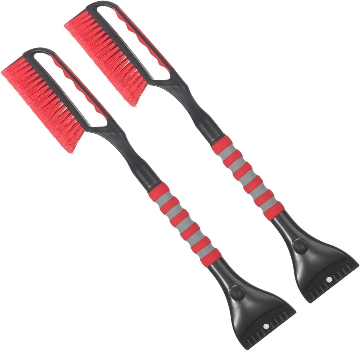 Snow Brush and Ice Scraper for Car Windshield,26.4" Window Scraper Deicer for Car SUV and Truck,Ice Scrapers and Brushes 2 in 1,Winter Car Automotive Exterior Accessories(1Pack Orange)