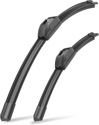 Raidbee® 26"+26" Windshield Wiper Blades Replacement for Ford Fusion 2013 2014 2015 2016 2017 2018 2019 2020 Genuine OEM Quality 2 Pack - Colors B
