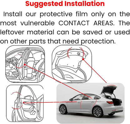4 Door Edge Upromax Paint Protection Film PPF 8mil Precut Strips, Universal Fit Clear Tape Door Seal, Car Accessories Car Cover, Scotch Guard, Clear Tape, Door Protector, SUV