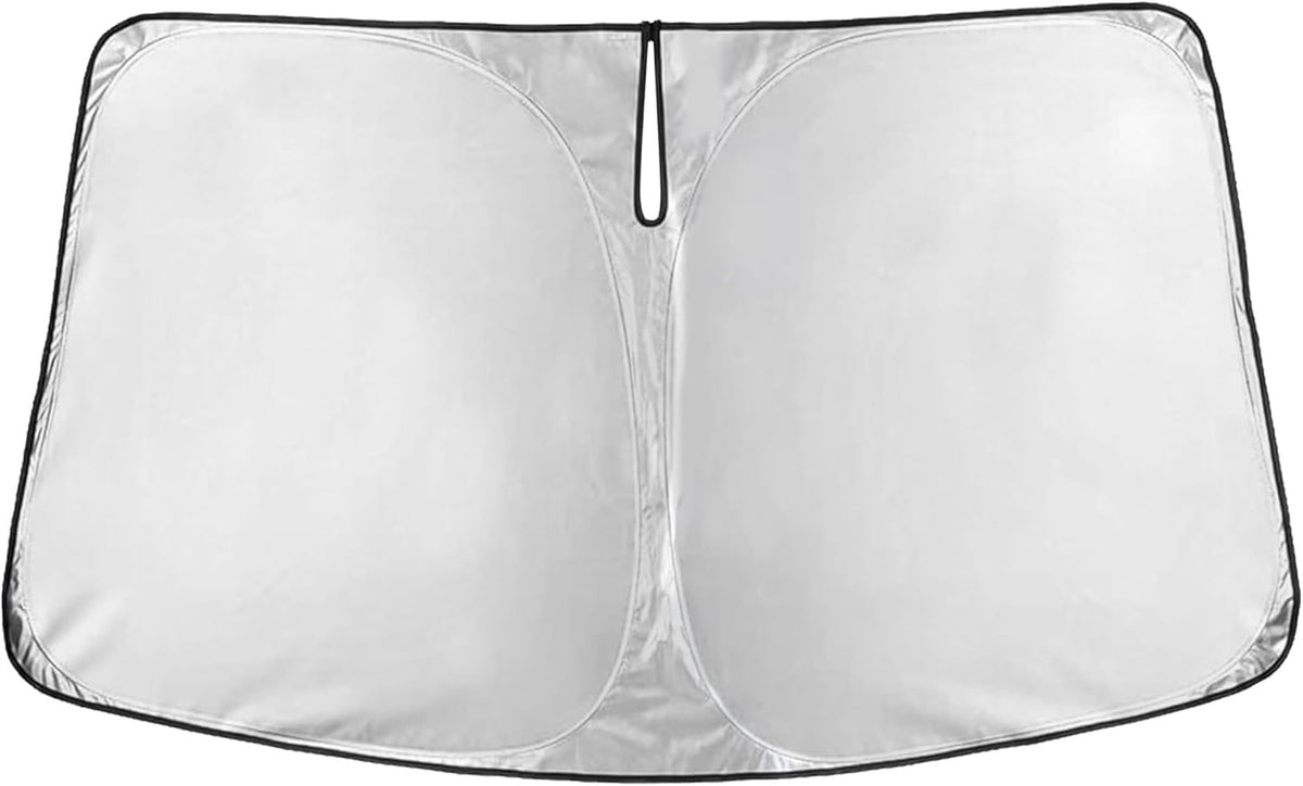 EcoNour Car Windshield Sun Shade | 2025 Upgraded Innovative No-Light-Pass Technology for Maximum Coverage | Foldable Sun Shade Keeps Your Vehicle Cool | Must-Have Car Accessories | Small (59" x 29") - Colors E