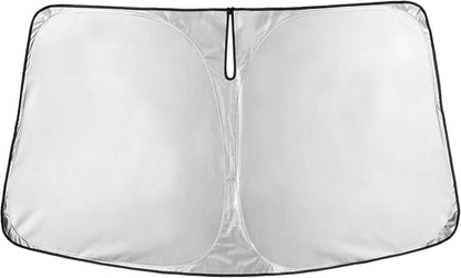 EcoNour Car Windshield Sun Shade | 2025 Upgraded Innovative No-Light-Pass Technology for Maximum Coverage | Foldable Sun Shade Keeps Your Vehicle Cool | Must-Have Car Accessories | Small (59" x 29") - Colors E